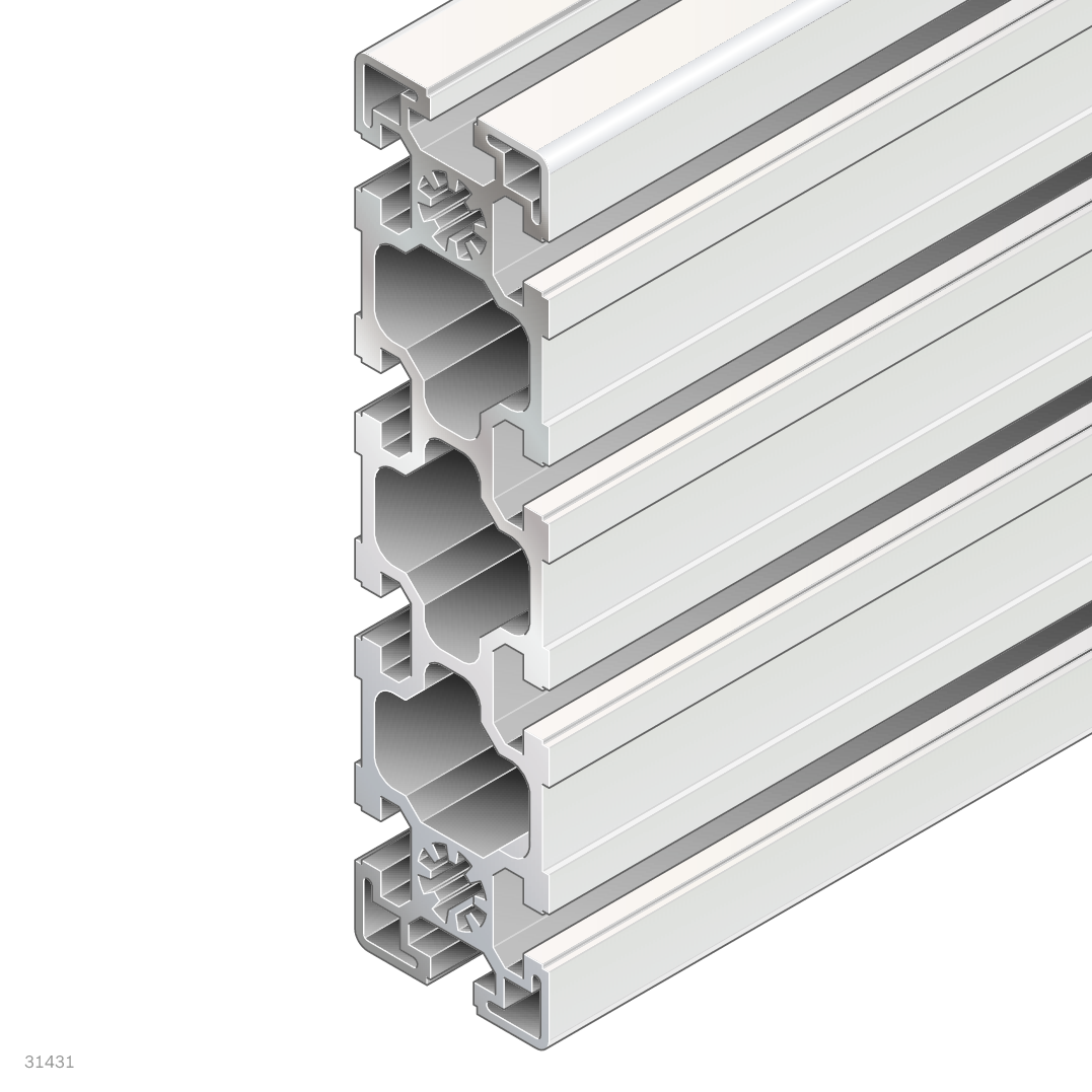 Profilé Aluminium 45x180