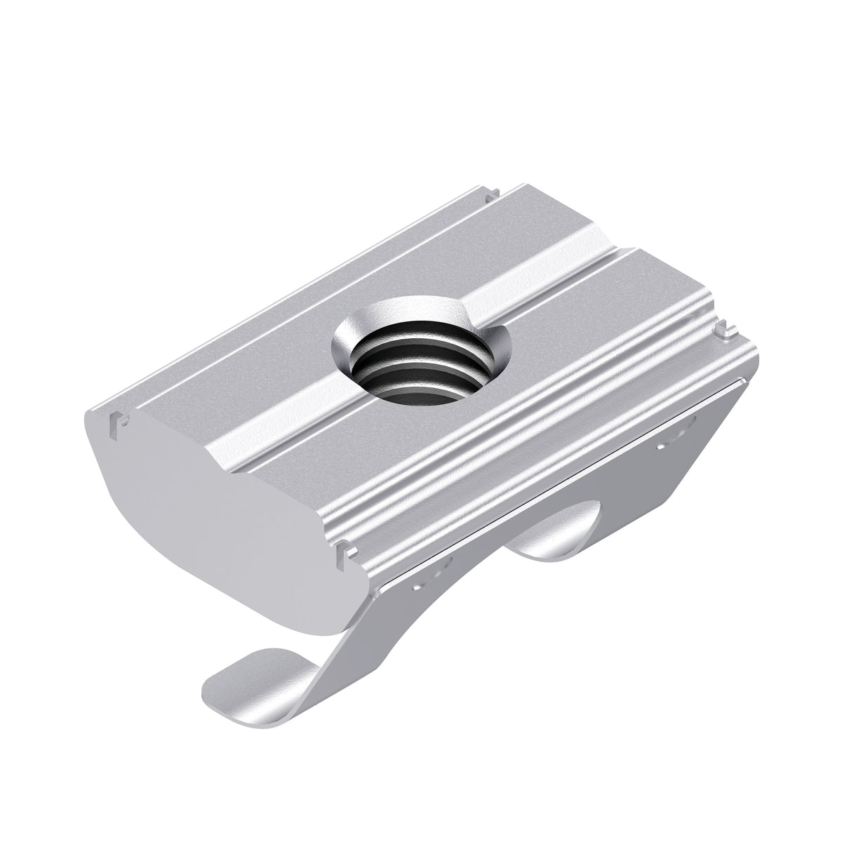 Coulisseau orientable avec ressort, acier galvanisé