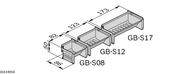 Bac présentoir GB-S08