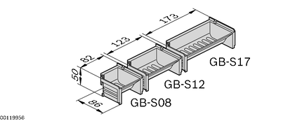 Bac présentoir GB-S12