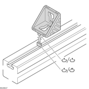 Adaptateur rainure de 8-10 mm