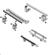 Adaptateur rail à galets XLEAN