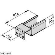 Support rail sans butée XLean/Lean
