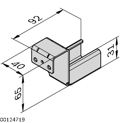 Support rail avec butée XLean/Lean