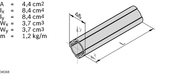 Palier de pivotement D28L 34 mm
