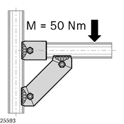 Étai D28L 45°