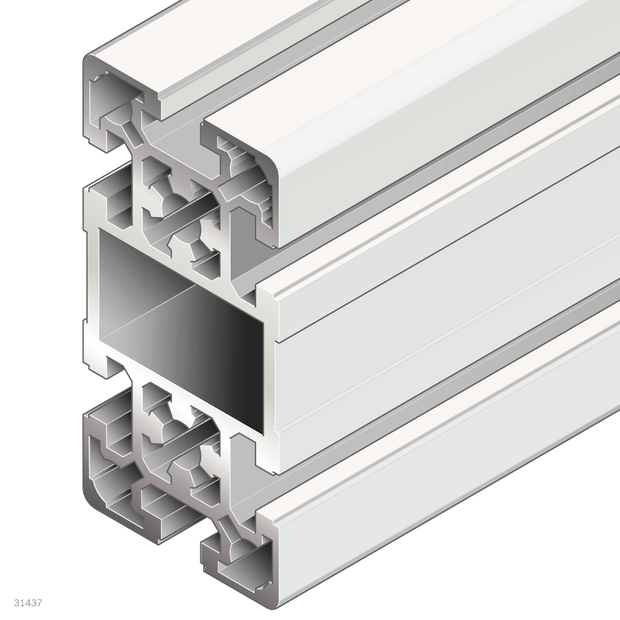 Profilé Aluminium 50x100