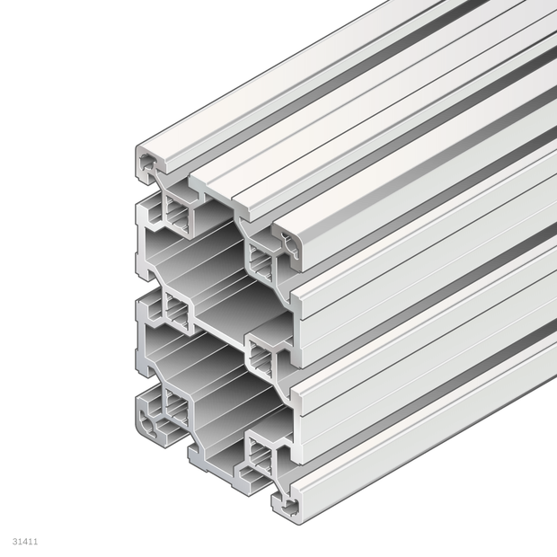 Profilé Aluminium 80x120L