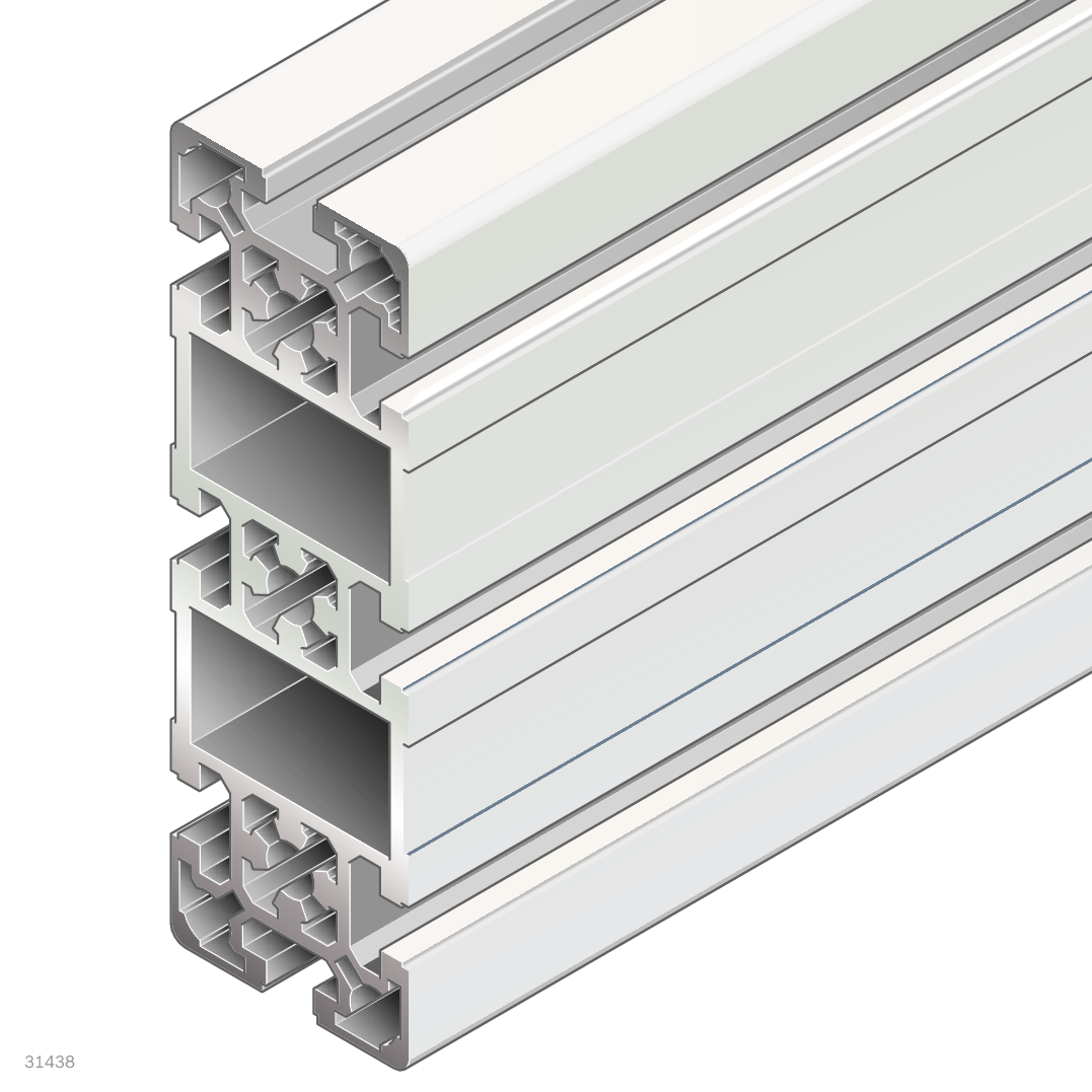 Profilé Aluminium 50x150