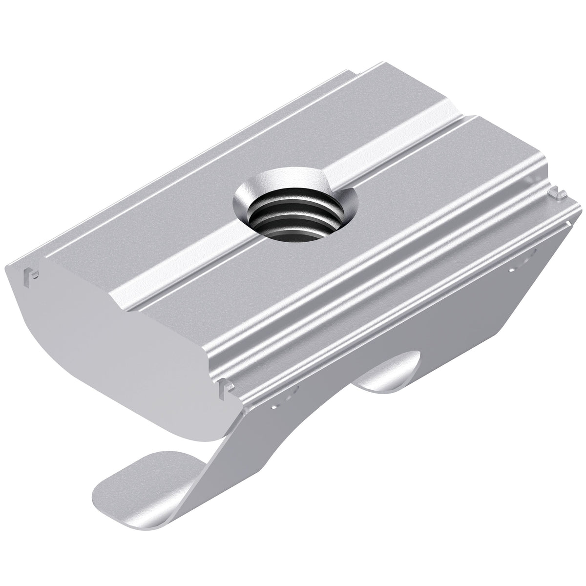 Coulisseau orientable avec ressort, acier galvanisé