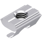 Coulisseau orientable avec ressort, acier galvanisé