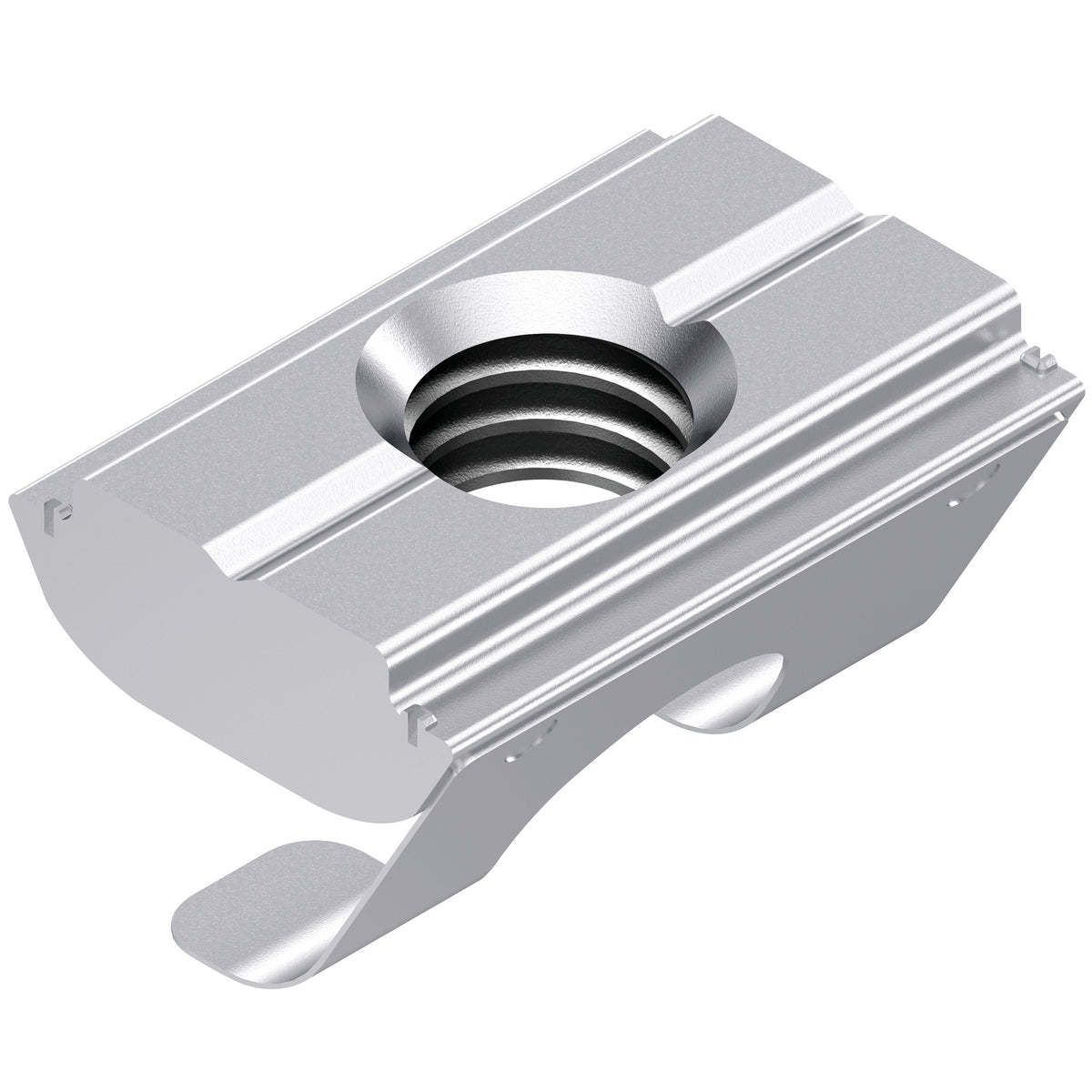 Coulisseau orientable avec ressort, acier galvanisé