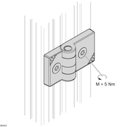 Charnière en plastique