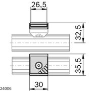 Fixation de bacs