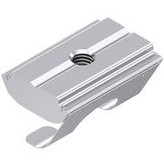 Coulisseau orientable avec ressort, acier galvanisé