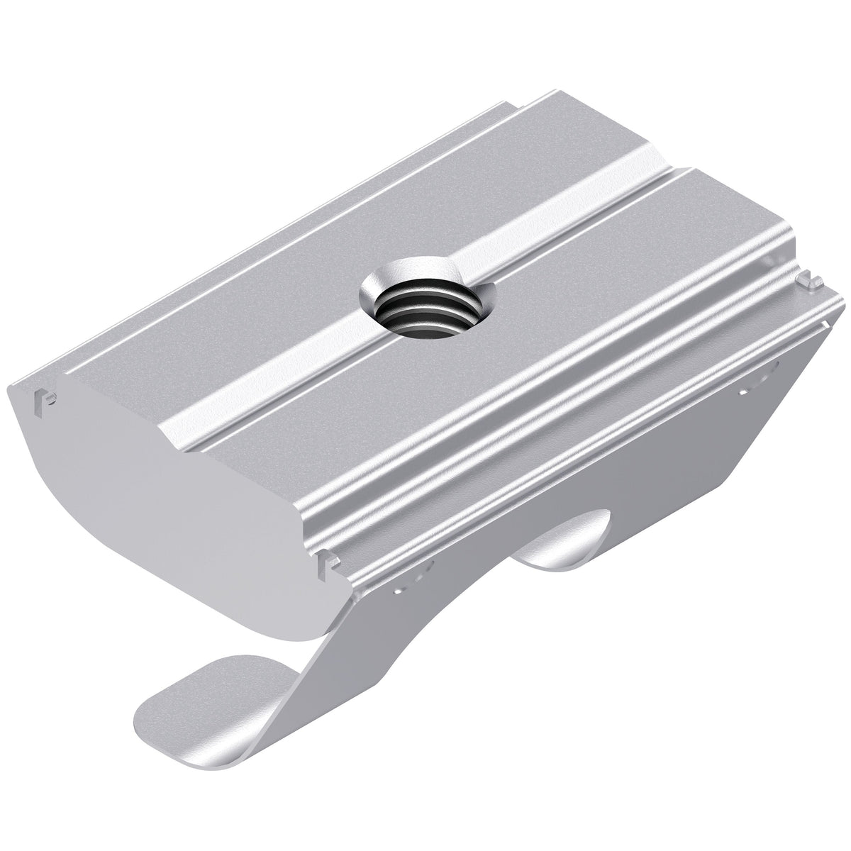 Coulisseau orientable avec ressort, acier galvanisé