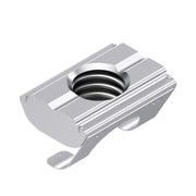 Coulisseau orientable avec ressort, acier galvanisé