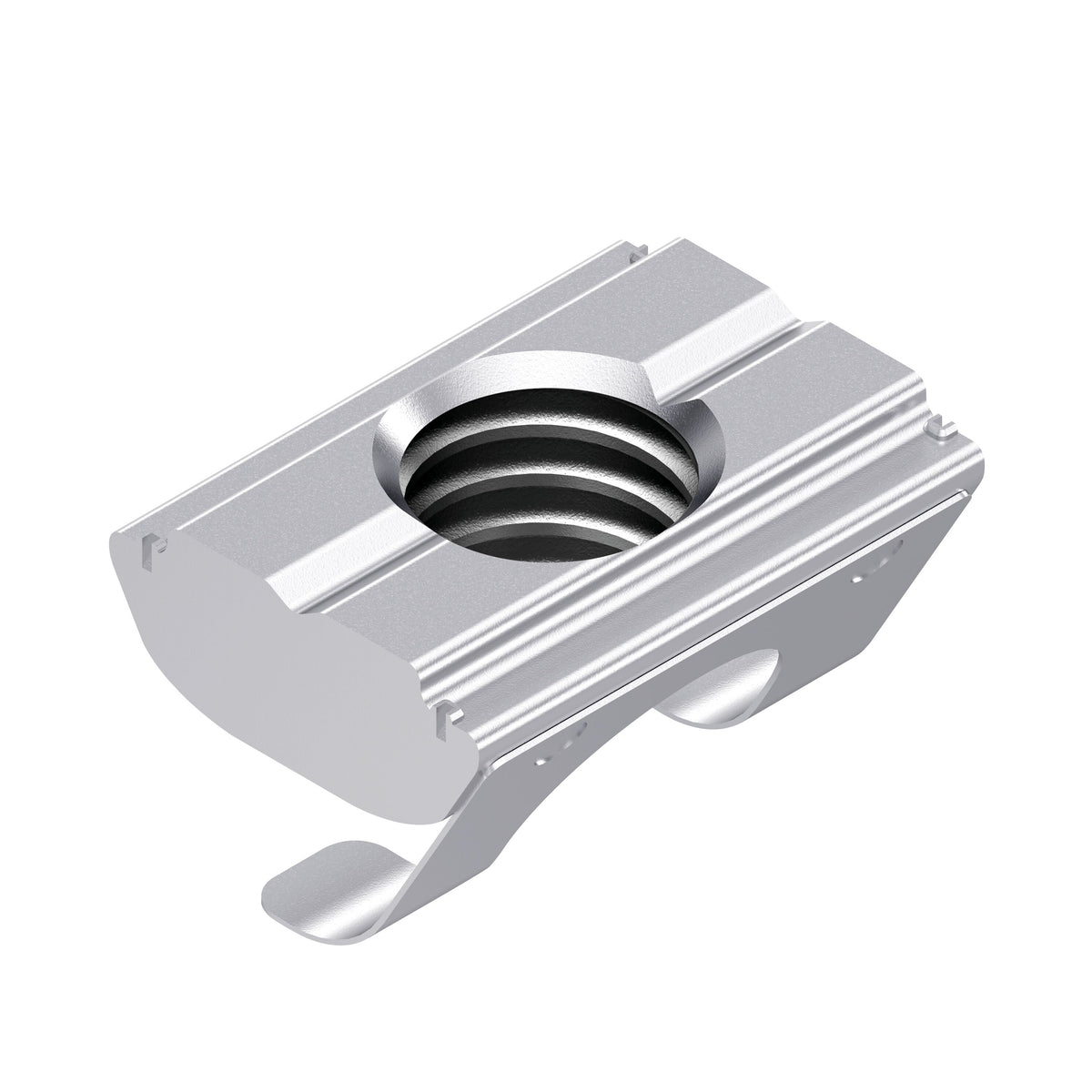 Coulisseau orientable avec ressort, acier galvanisé