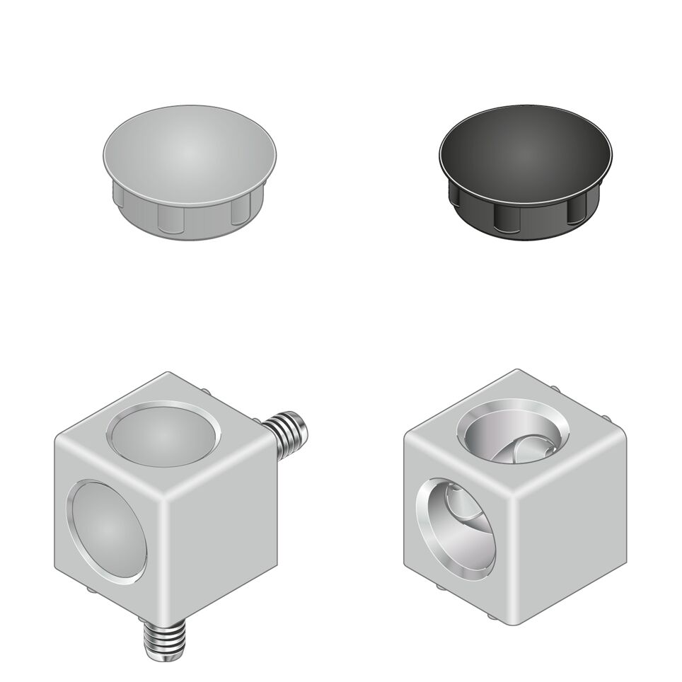 Jeu de raccords en cube | Bosch Rexroth