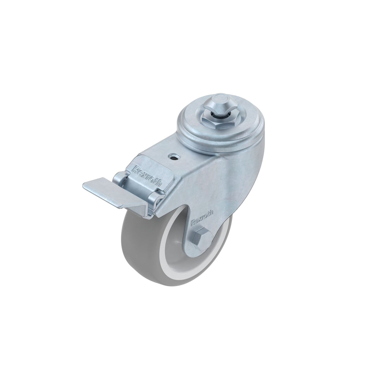 Roulette pivotante avec frein | Bosch Rexroth