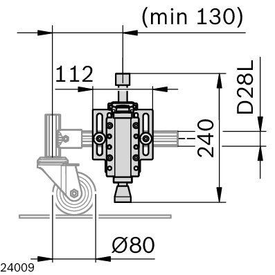 Butée D28L R10