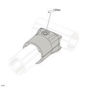 Raccord de connexion 90° D28L