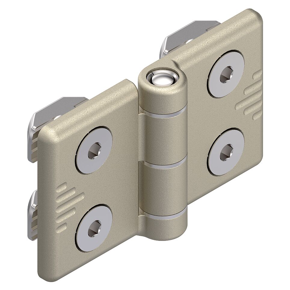 Charnière en aluminium