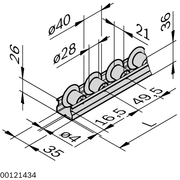 Section à roulettes D28SK